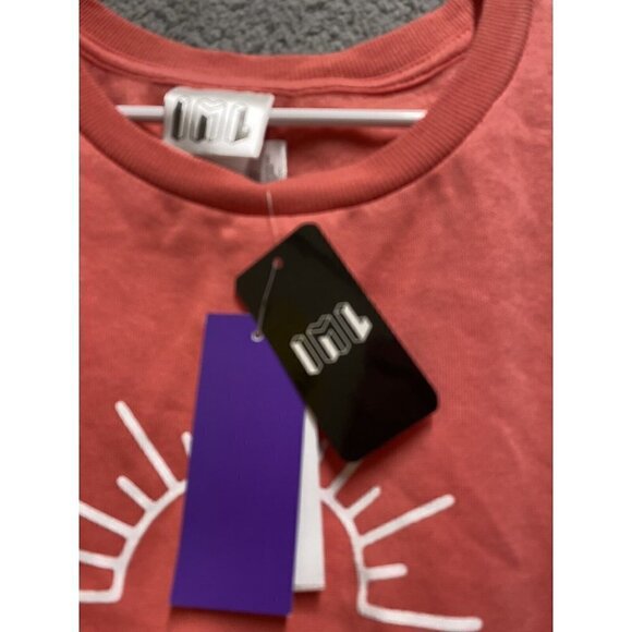 Women’s Buenas Vibras Long Sleeve Sweatshirt Coral XXL NWT - Picture 5 of 9